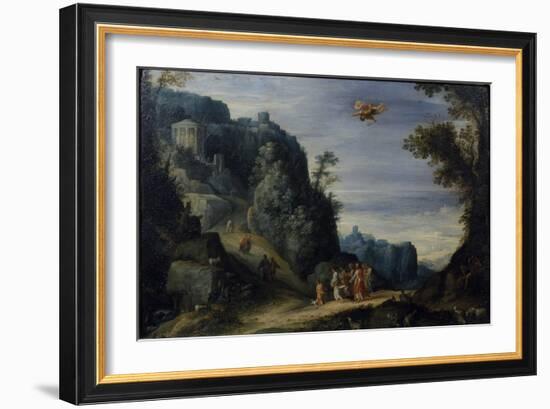 Mercury and Herse, C.1605-Paul Brill Or Bril-Framed Giclee Print