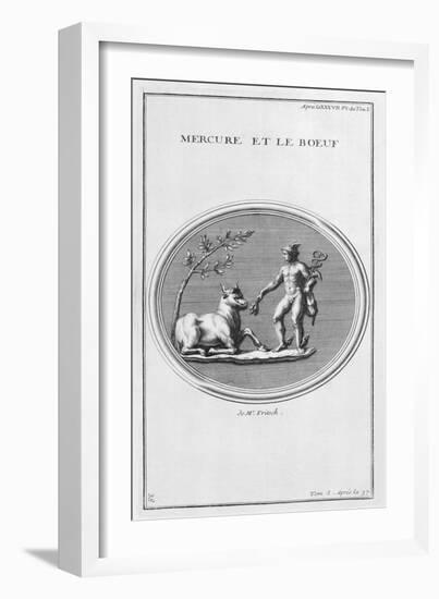 Mercury and the Ox, 1757-Bernard De Montfaucon-Framed Giclee Print