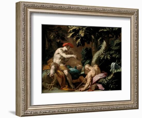 Mercury, Argus and Io, Ca 1592-Abraham Bloemaert-Framed Giclee Print