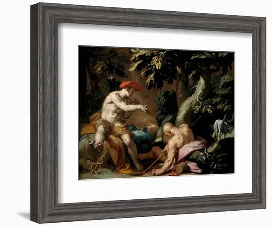 Mercury, Argus and Io, Ca 1592-Abraham Bloemaert-Framed Giclee Print