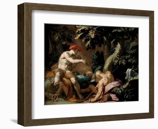 Mercury, Argus and Io, Ca 1592-Abraham Bloemaert-Framed Giclee Print