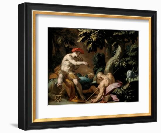 Mercury, Argus and Io, Ca 1592-Abraham Bloemaert-Framed Giclee Print