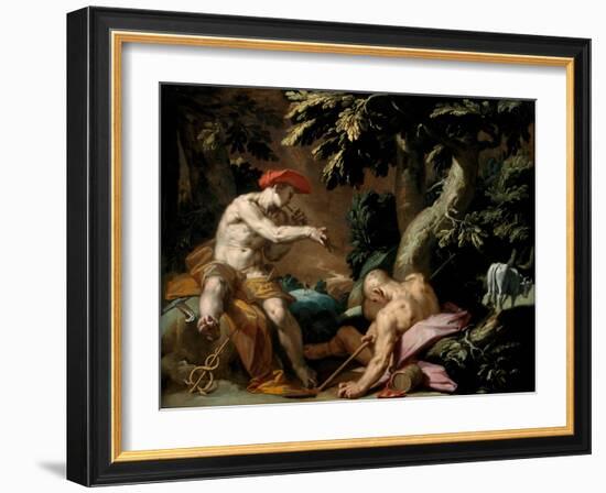 Mercury, Argus and Io, Ca 1592-Abraham Bloemaert-Framed Giclee Print