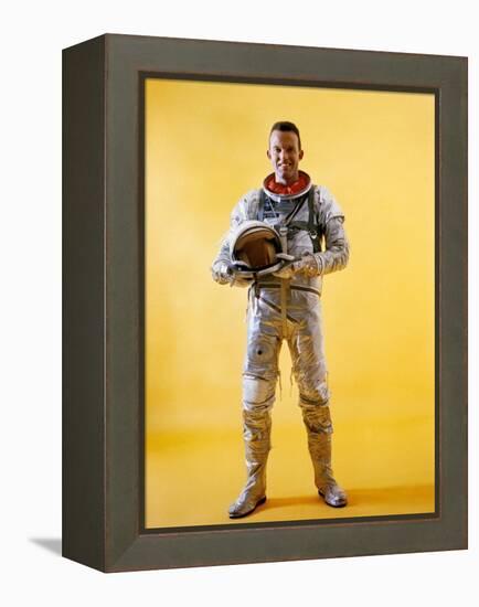 Mercury Astronaut Gordon Cooper Wearing a Spacesuit-null-Framed Stretched Canvas