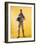 Mercury Astronaut Gordon Cooper Wearing a Spacesuit-null-Framed Photo