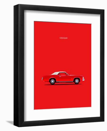 Mercury Cougar 1973-Mark Rogan-Framed Art Print