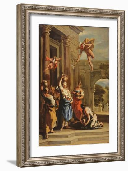 Mercury, Herse and Aglauros-Sebastiano Ricci-Framed Giclee Print