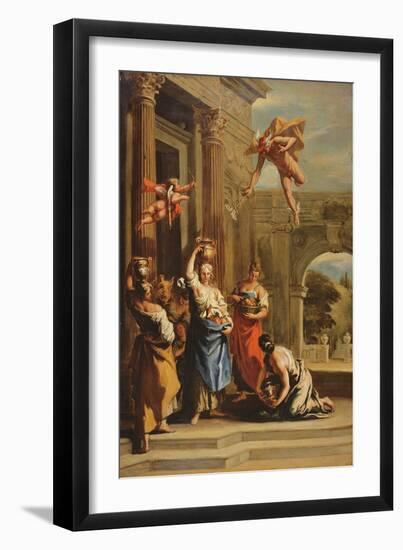 Mercury, Herse and Aglauros-Sebastiano Ricci-Framed Giclee Print