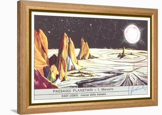 Mercury Landscape Trade Card-null-Framed Stretched Canvas