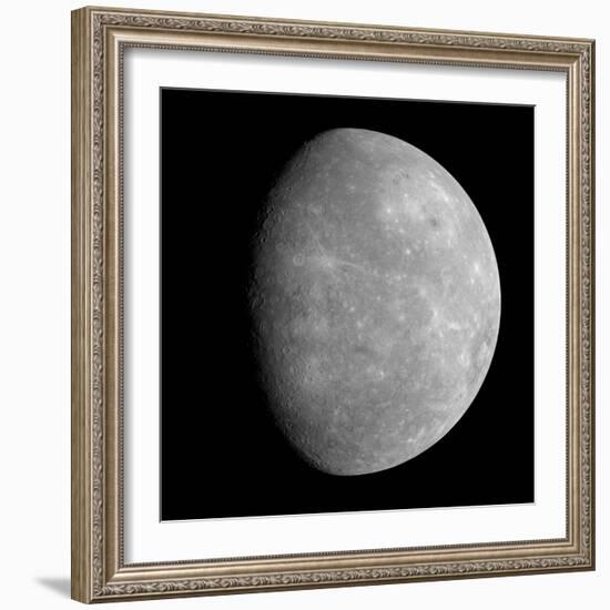 Mercury, MESSENGER January 2008 Flyby-null-Framed Photographic Print