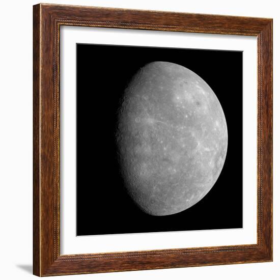 Mercury, MESSENGER January 2008 Flyby-null-Framed Photographic Print