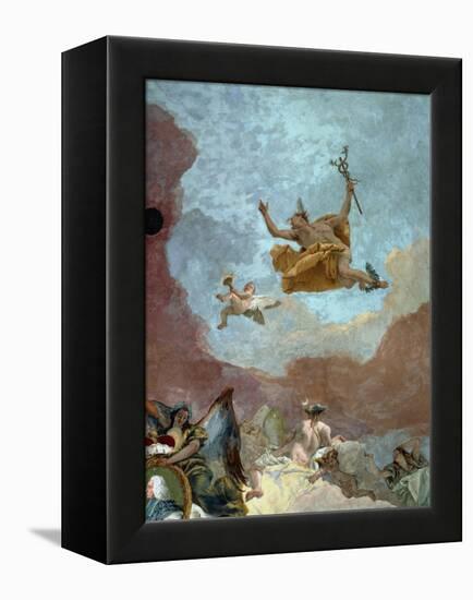 Mercury, Messenger of the Gods-Giovanni Battista Tiepolo-Framed Premier Image Canvas