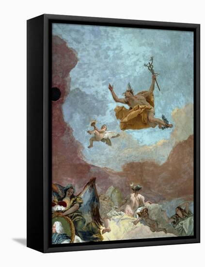 Mercury, Messenger of the Gods-Giovanni Battista Tiepolo-Framed Premier Image Canvas