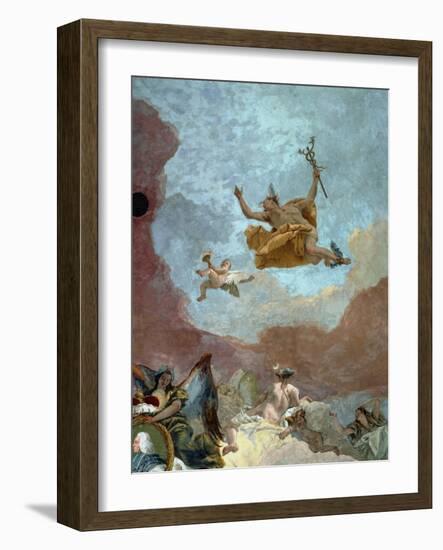 Mercury, Messenger of the Gods-Giovanni Battista Tiepolo-Framed Giclee Print