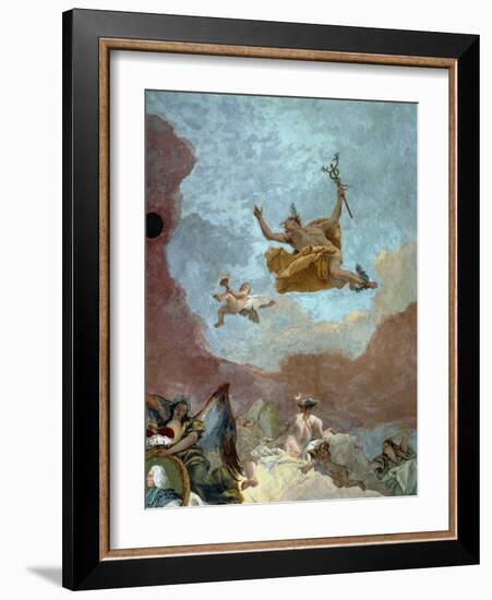 Mercury, Messenger of the Gods-Giovanni Battista Tiepolo-Framed Giclee Print