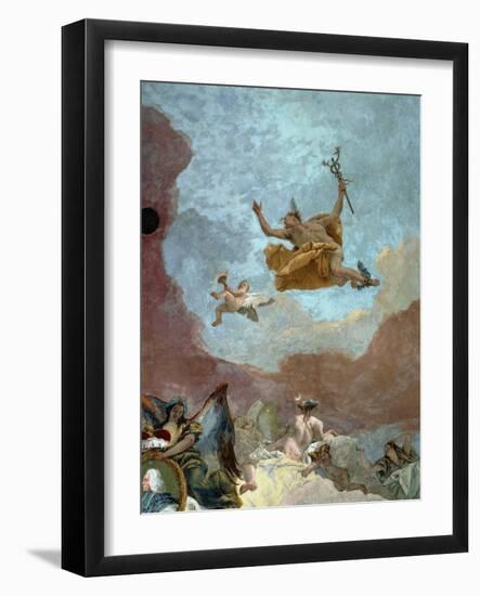 Mercury, Messenger of the Gods-Giovanni Battista Tiepolo-Framed Giclee Print