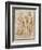 Mercury Offering the Cup of Immortality to Psyche-Raphael-Framed Giclee Print