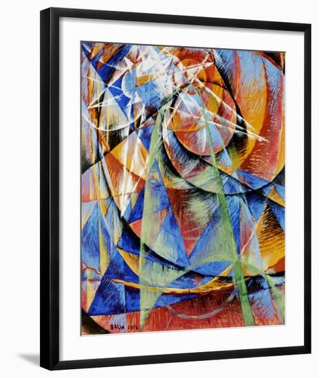 Mercury Passing Before the Sun-Giacomo Balla-Framed Art Print