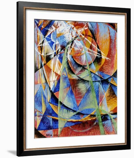 Mercury Passing Before the Sun-Giacomo Balla-Framed Art Print