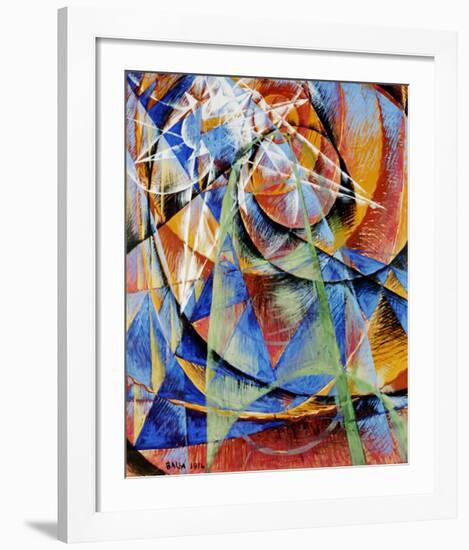 Mercury Passing Before the Sun-Giacomo Balla-Framed Art Print