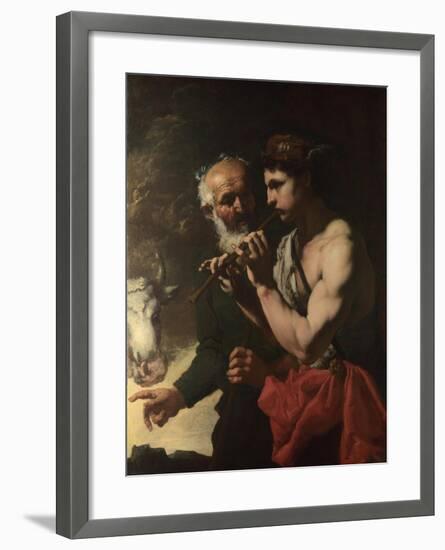 Mercury Piping to Argus, 1655-1657-Johann Karl Loth-Framed Giclee Print