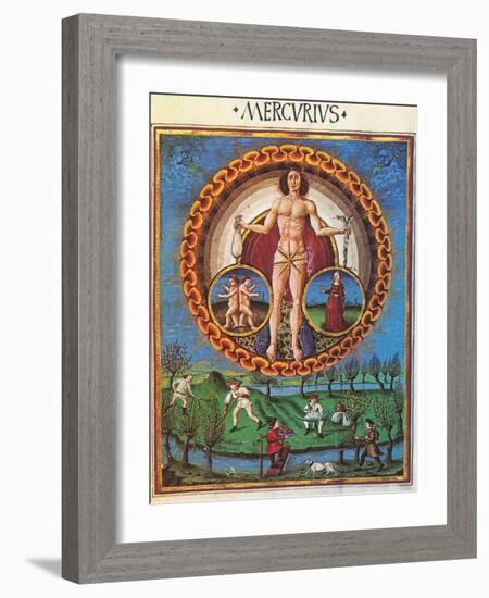 Mercury Rules Virgo-Science Source-Framed Giclee Print