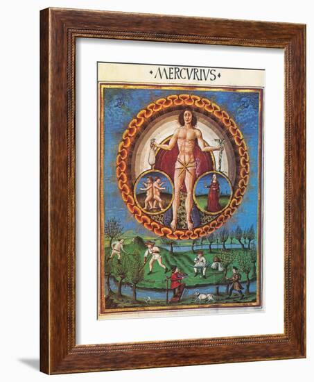 Mercury Rules Virgo-Science Source-Framed Giclee Print