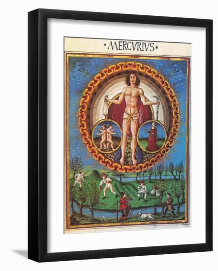 Mercury Rules Virgo-Science Source-Framed Giclee Print