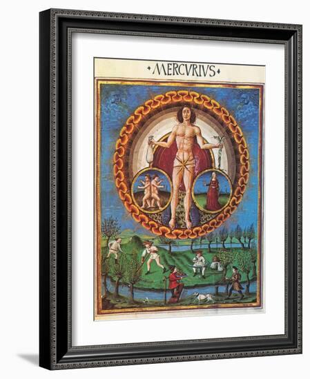 Mercury Rules Virgo-Science Source-Framed Giclee Print