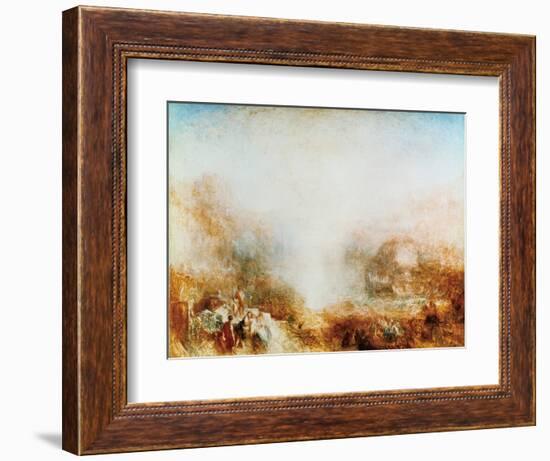 Mercury Sent to Admonish Aeneas, 1850-J. M. W. Turner-Framed Giclee Print