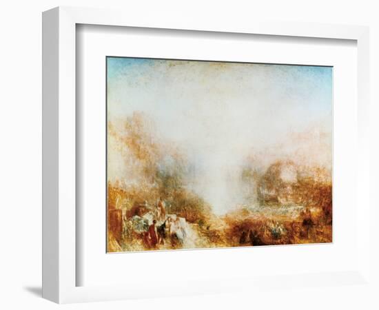 Mercury Sent to Admonish Aeneas, 1850-J. M. W. Turner-Framed Giclee Print