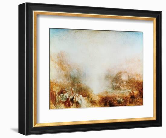 Mercury Sent to Admonish Aeneas, 1850-J. M. W. Turner-Framed Giclee Print