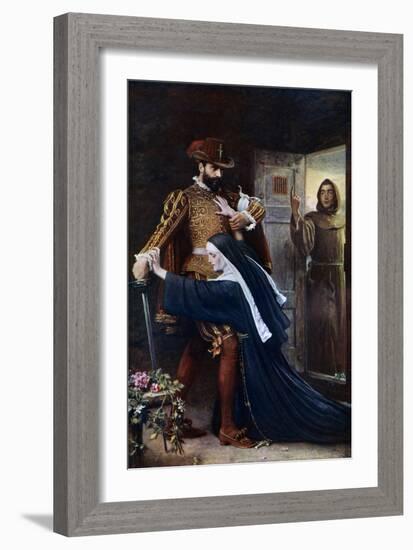 Mercy During the Massacre of St Bartholomew's Day, 1926-John Everett Millais-Framed Giclee Print