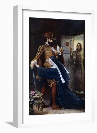 Mercy During the Massacre of St Bartholomew's Day, 1926-John Everett Millais-Framed Giclee Print