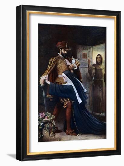 Mercy During the Massacre of St Bartholomew's Day, 1926-John Everett Millais-Framed Giclee Print