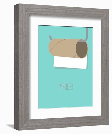 Merde !-null-Framed Premium Giclee Print