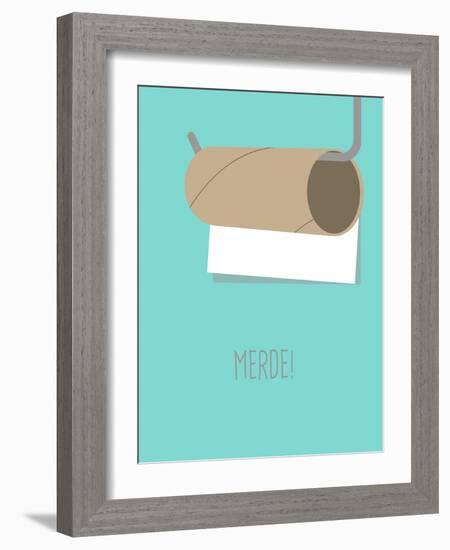 Merde !-null-Framed Art Print