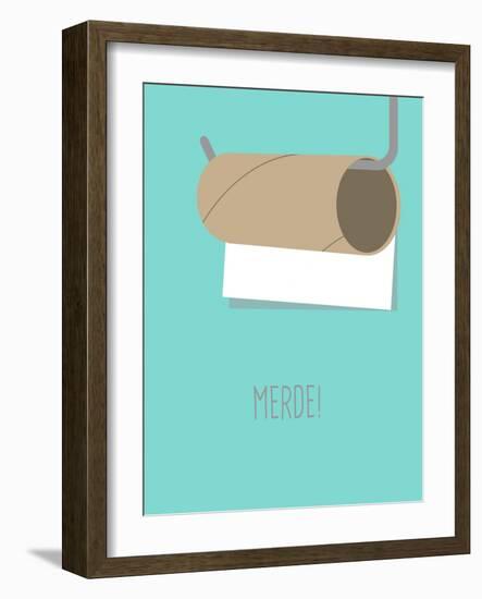 Merde !-null-Framed Art Print