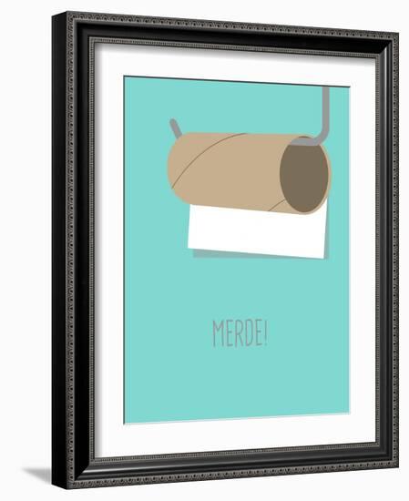 Merde !-null-Framed Art Print