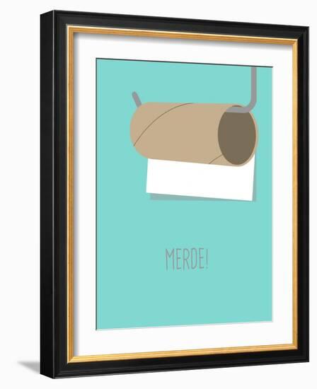 Merde !-null-Framed Art Print