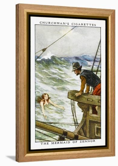 Merfolk and Submarines-G Girardot-Framed Stretched Canvas