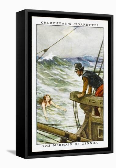 Merfolk and Submarines-G Girardot-Framed Stretched Canvas