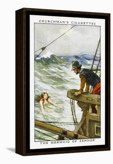 Merfolk and Submarines-G Girardot-Framed Stretched Canvas