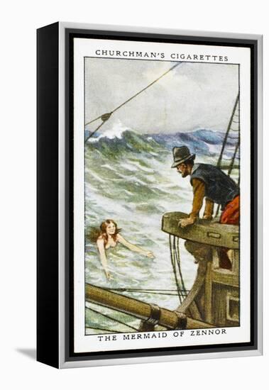 Merfolk and Submarines-G Girardot-Framed Stretched Canvas