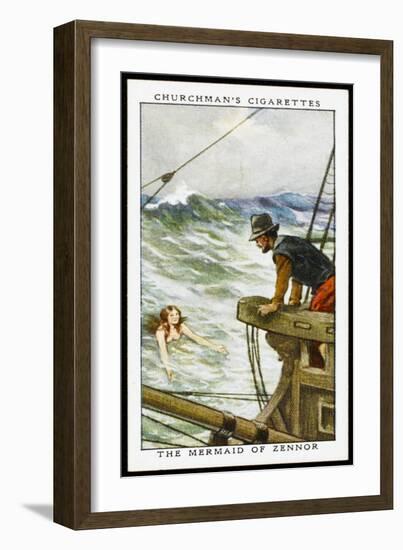 Merfolk and Submarines-G Girardot-Framed Art Print