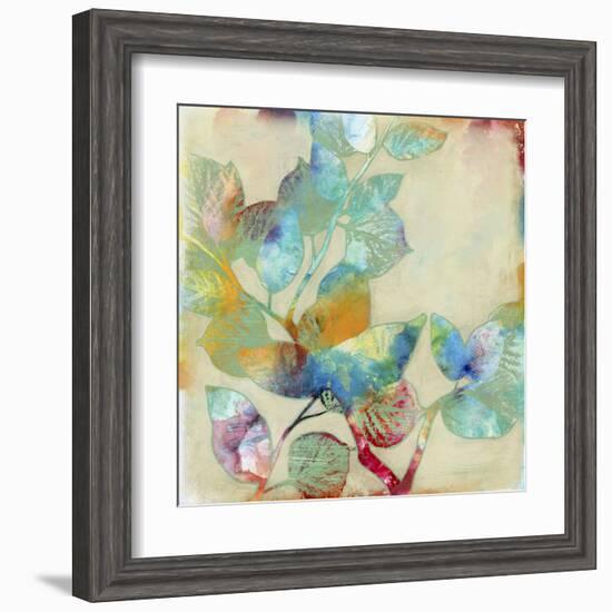 Merging Leaves I-Jennifer Goldberger-Framed Art Print