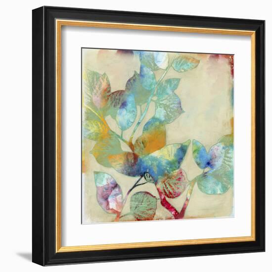 Merging Leaves I-Jennifer Goldberger-Framed Art Print