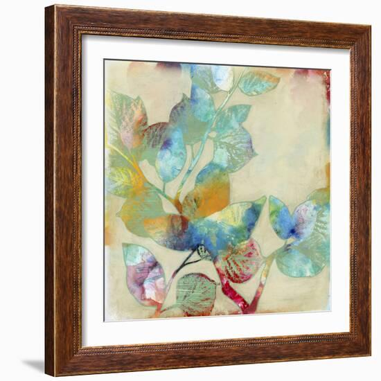 Merging Leaves I-Jennifer Goldberger-Framed Art Print