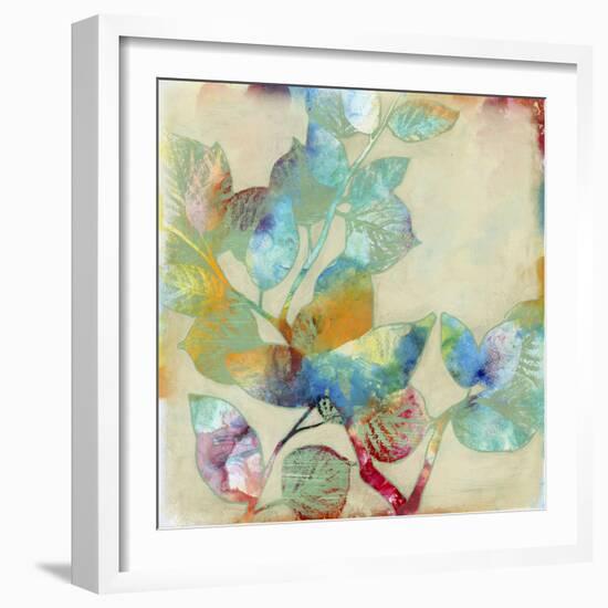 Merging Leaves I-Jennifer Goldberger-Framed Art Print