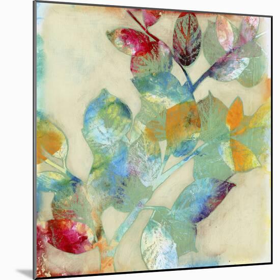 Merging Leaves II-Jennifer Goldberger-Mounted Art Print